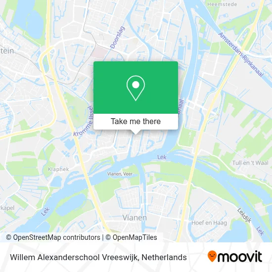Willem Alexanderschool Vreeswijk map