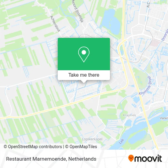 Restaurant Marnemoende map