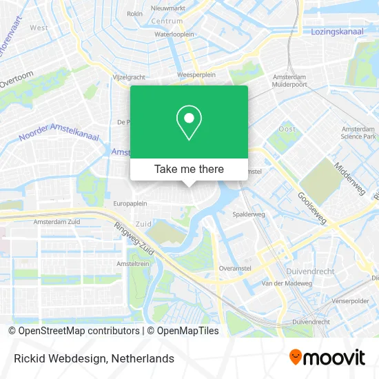 Rickid Webdesign map