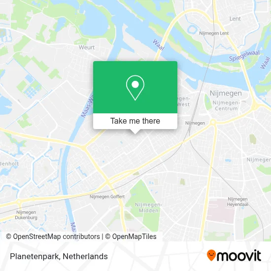 Planetenpark map