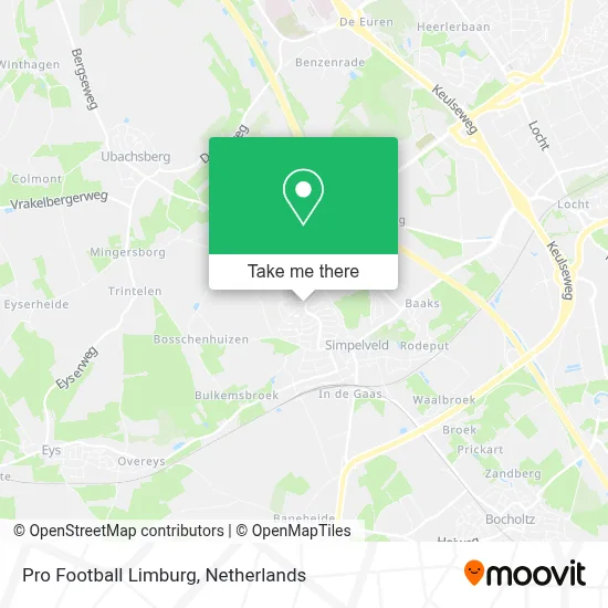 Pro Football Limburg map