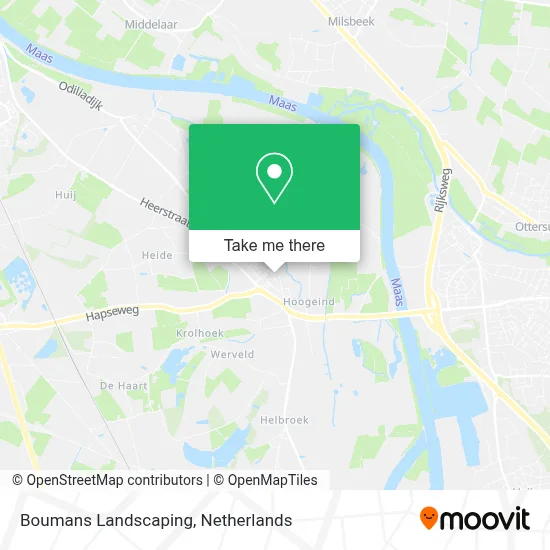 Boumans Landscaping map