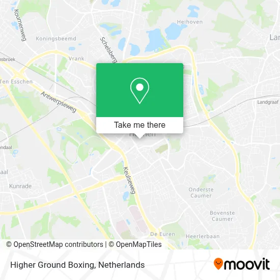 Higher Ground Boxing map