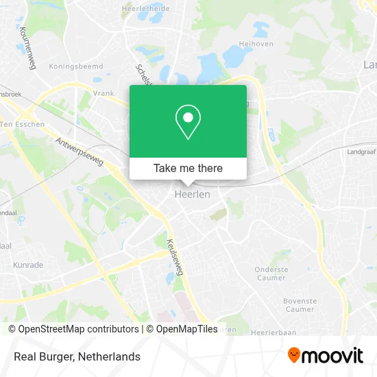 Real Burger map