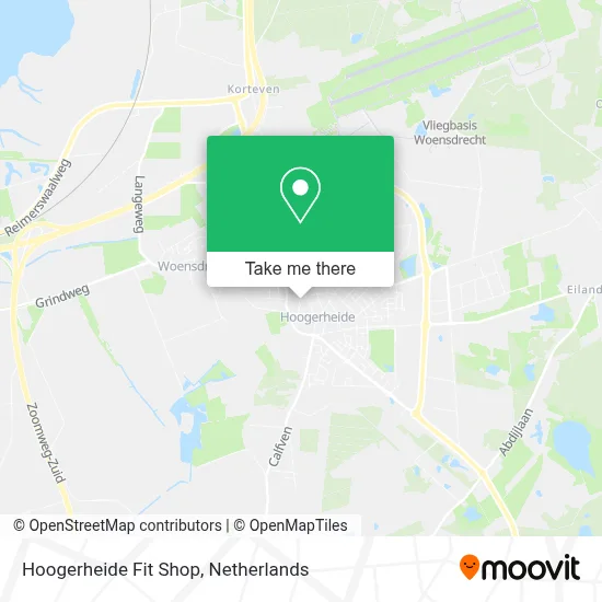 Hoogerheide Fit Shop map