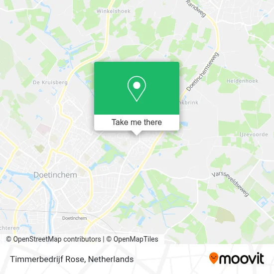 Timmerbedrijf Rose map