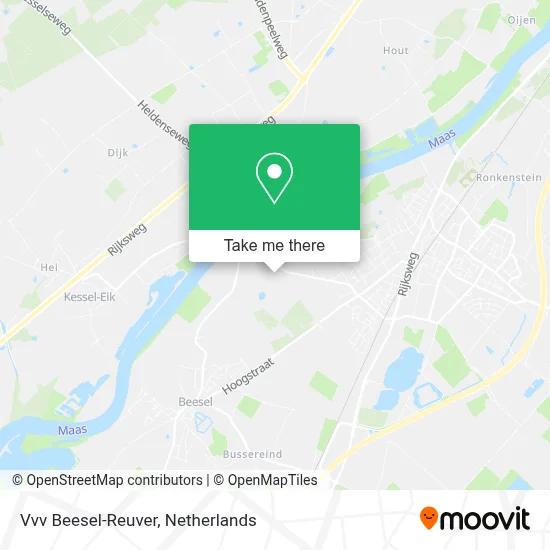 Vvv Beesel-Reuver map