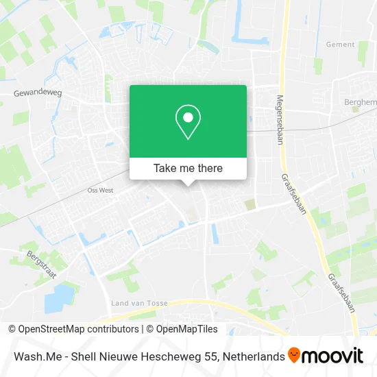 Wash.Me - Shell Nieuwe Hescheweg 55 map