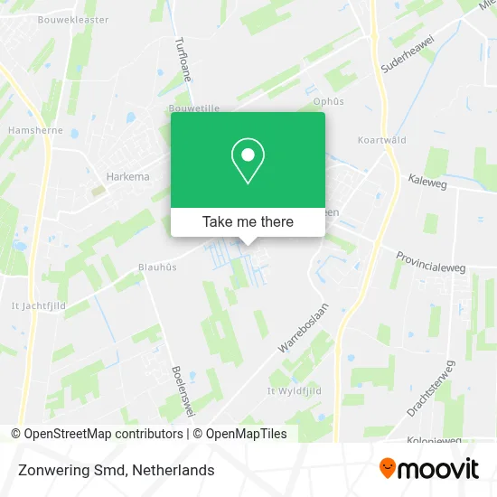Zonwering Smd map