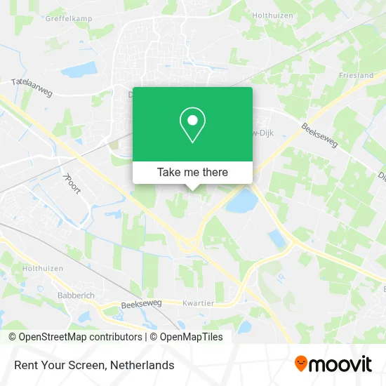 Rent Your Screen map
