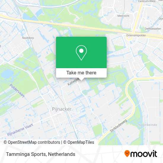 Tamminga Sports map
