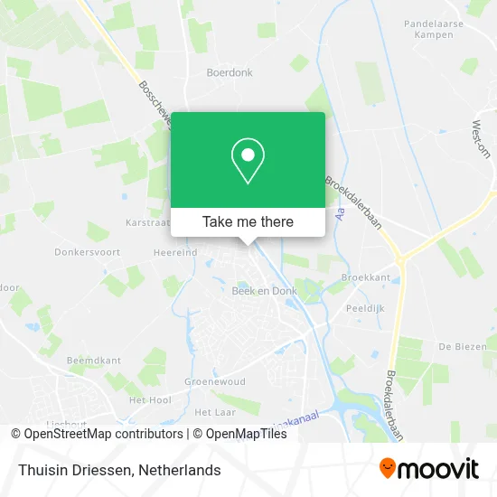 Thuisin Driessen map