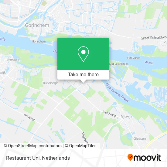 Restaurant Uni map