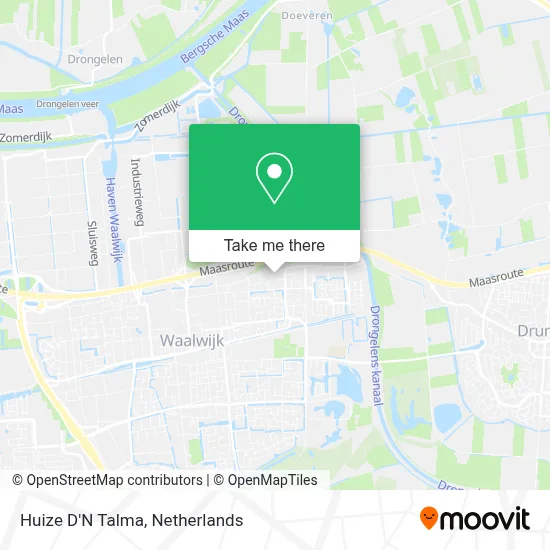 Huize D'N Talma map