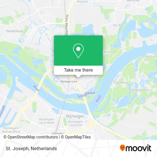 St. Joseph map