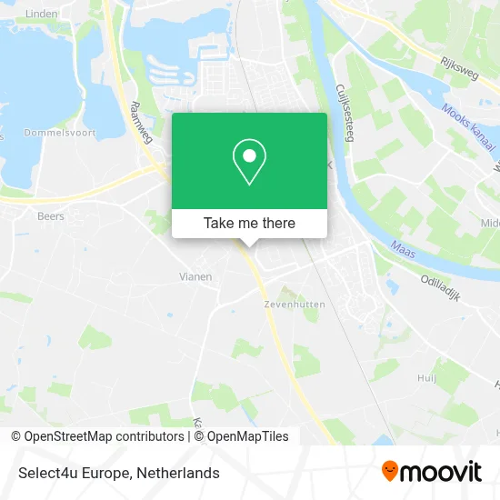 Select4u Europe map