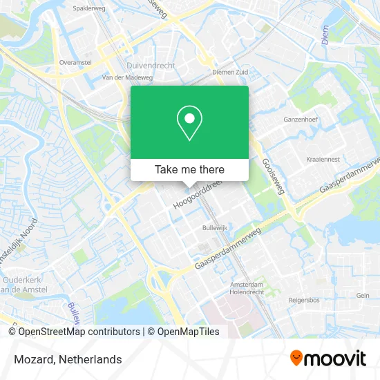 Mozard map