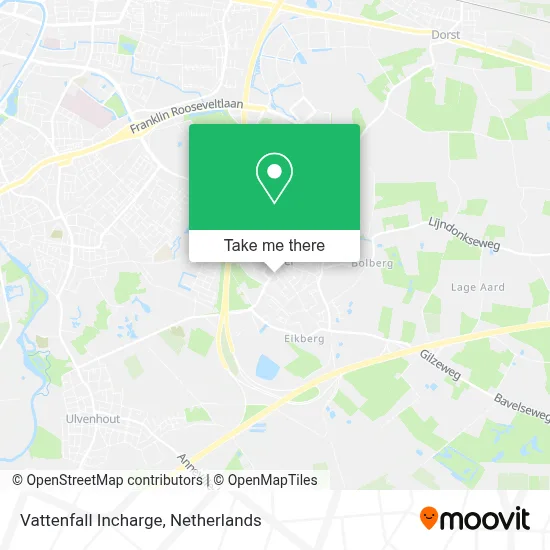 Vattenfall Incharge map