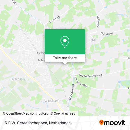 R.E.W. Gereedschappen map