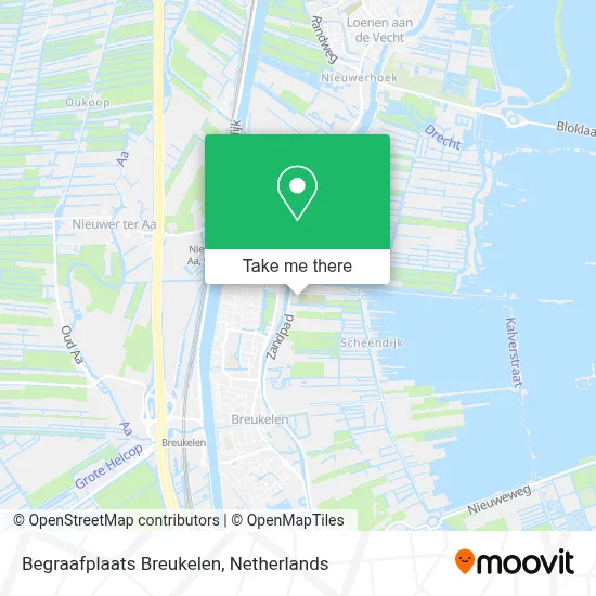 Begraafplaats Breukelen map