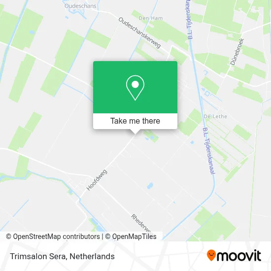Trimsalon Sera map