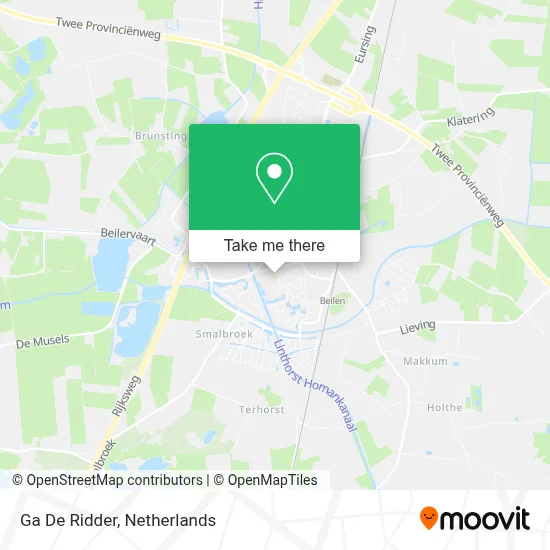 Ga De Ridder map