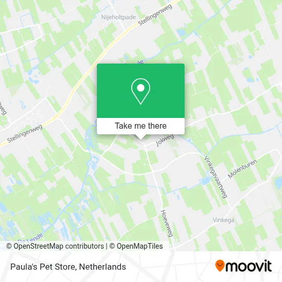 Paula's Pet Store map