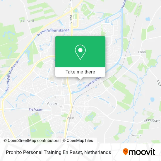 Prohito Personal Training En Reset map