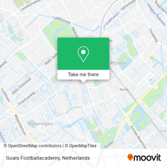 Goals Footballacademy map