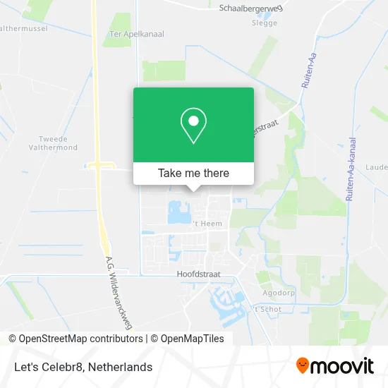 Let's Celebr8 map