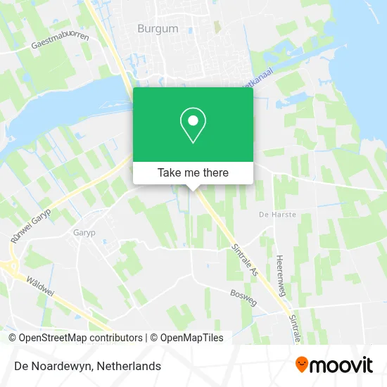 De Noardewyn map