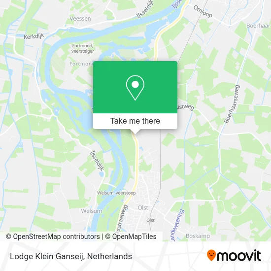 Lodge Klein Ganseij map