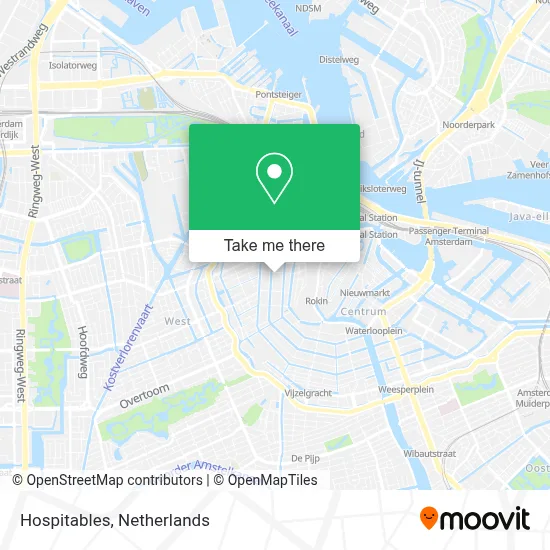 Hospitables map