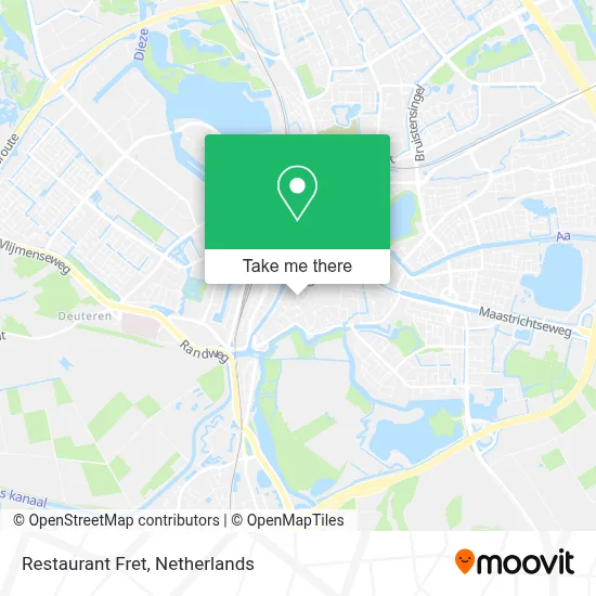 Restaurant Fret map