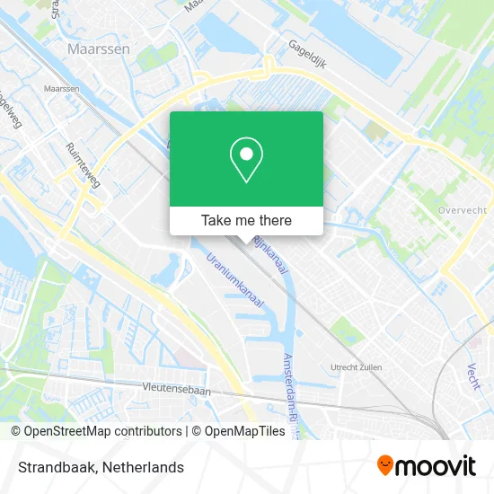 Strandbaak map