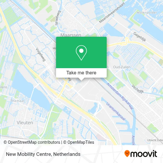 New Mobility Centre map
