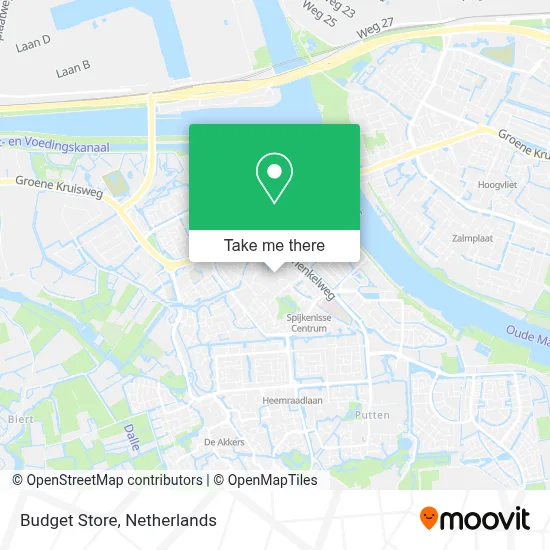 Budget Store Karte
