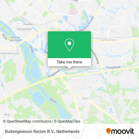 Buitengewoon Reizen B.V. map