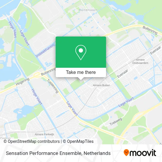 Sensation Performance Ensemble map