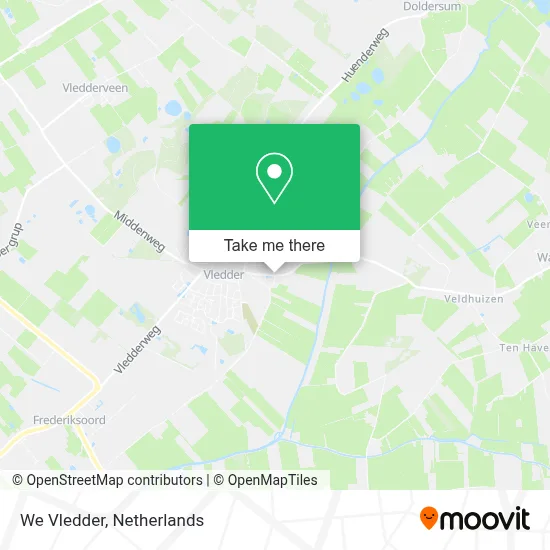 We Vledder map
