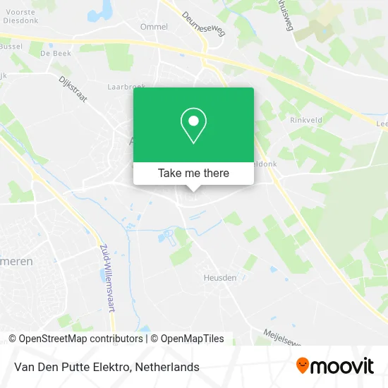 Van Den Putte Elektro map