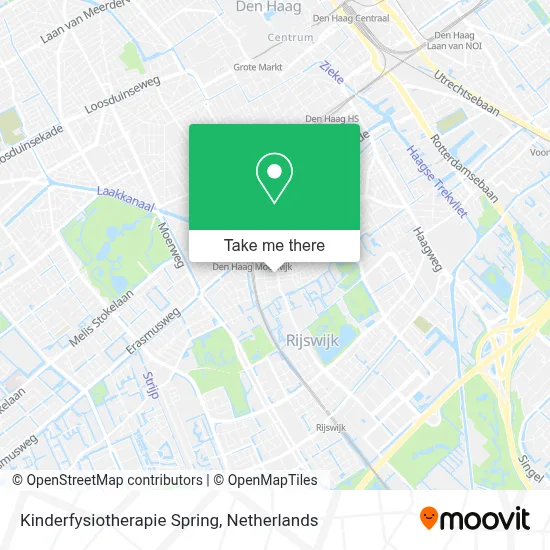 Kinderfysiotherapie Spring map