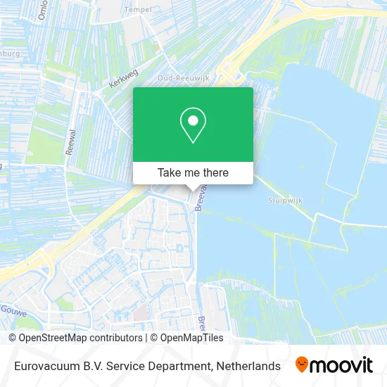 Eurovacuum B.V. Service Department map