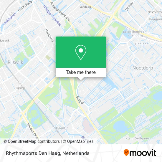 Rhythmsports Den Haag map