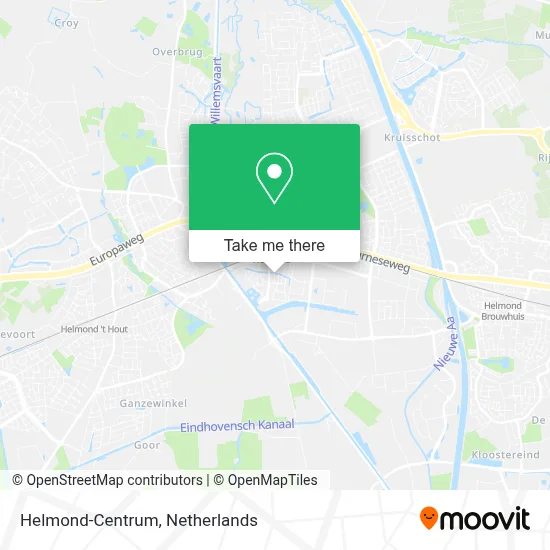 Helmond-Centrum map