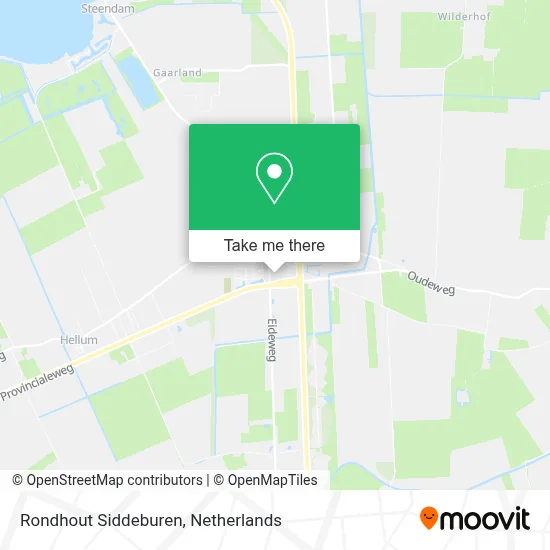 Rondhout Siddeburen map