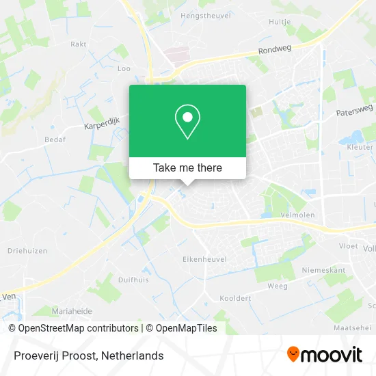 Proeverij Proost map