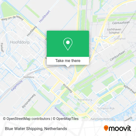 Blue Water Shipping map
