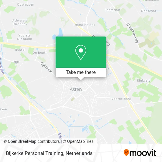 Bijkerke Personal Training map