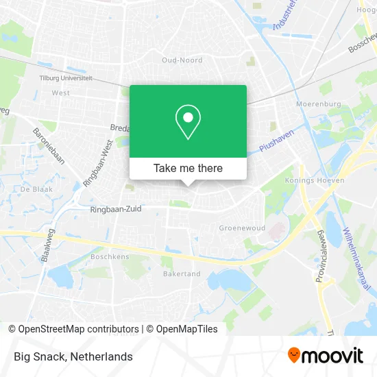 Big Snack map